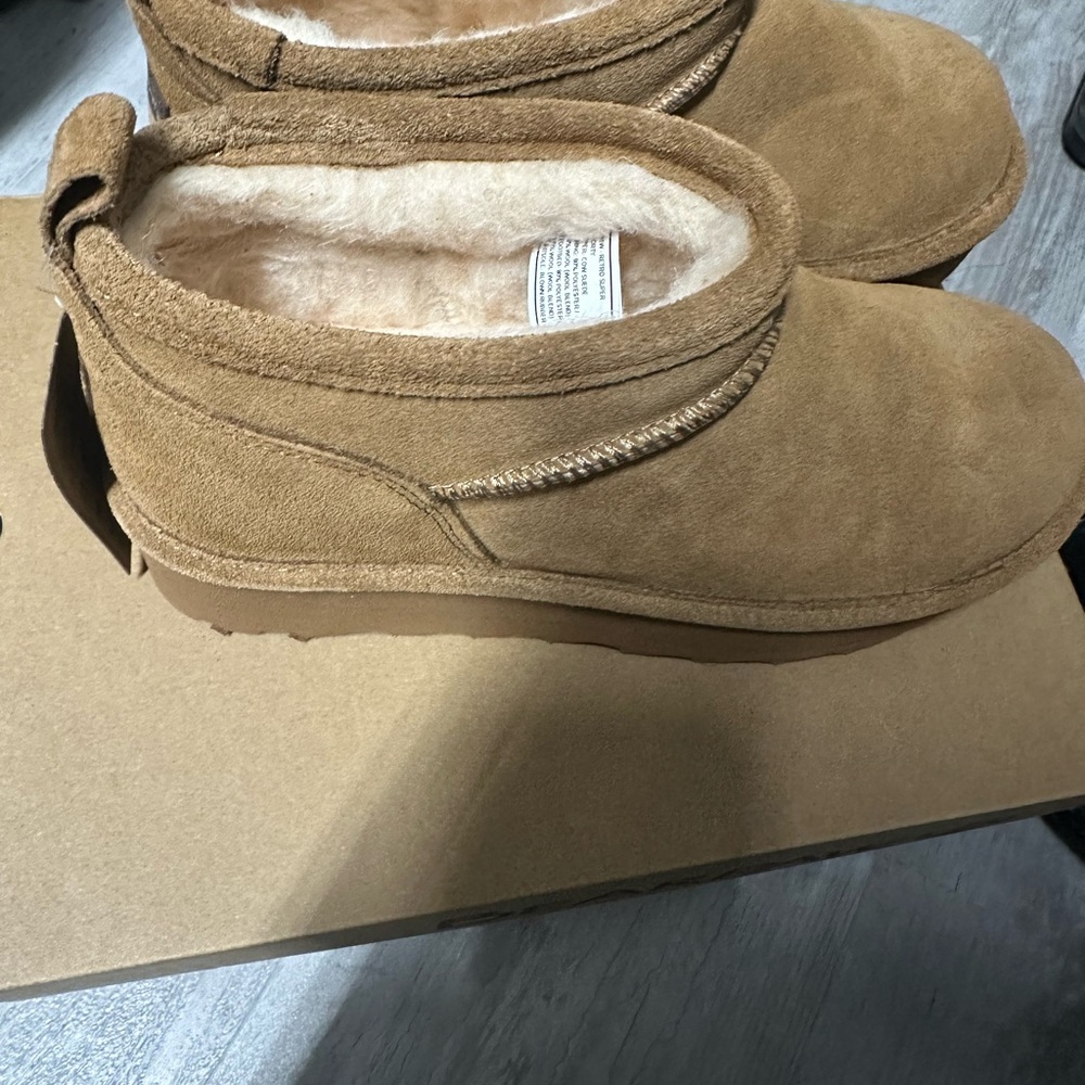 BearPaw Brown Ankle Booties - Picture 4 of 9